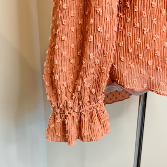 🎉5 for $25🎉  Eyelet Off The Shoulder Top - Picture 3 of 5